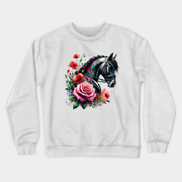 Horse Crewneck Sweatshirt by BeDazzleMe